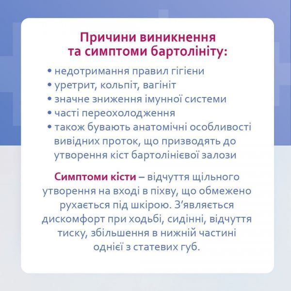 Проблеми бартолінової залози Причини, симптоми, діагностика, лікування Проблеми бартолінової залози Причини, симптоми, діагностика, лікування